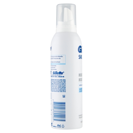 Gillette Mousse da Barba da Uomo Skin Ultra Sensitive con Burro di Karité e Vitamina E, 240 ml